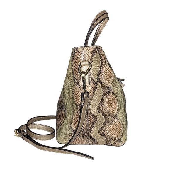 WOMENS CALVIN klein snakeskin pattern handbag - Picture 3 of 10